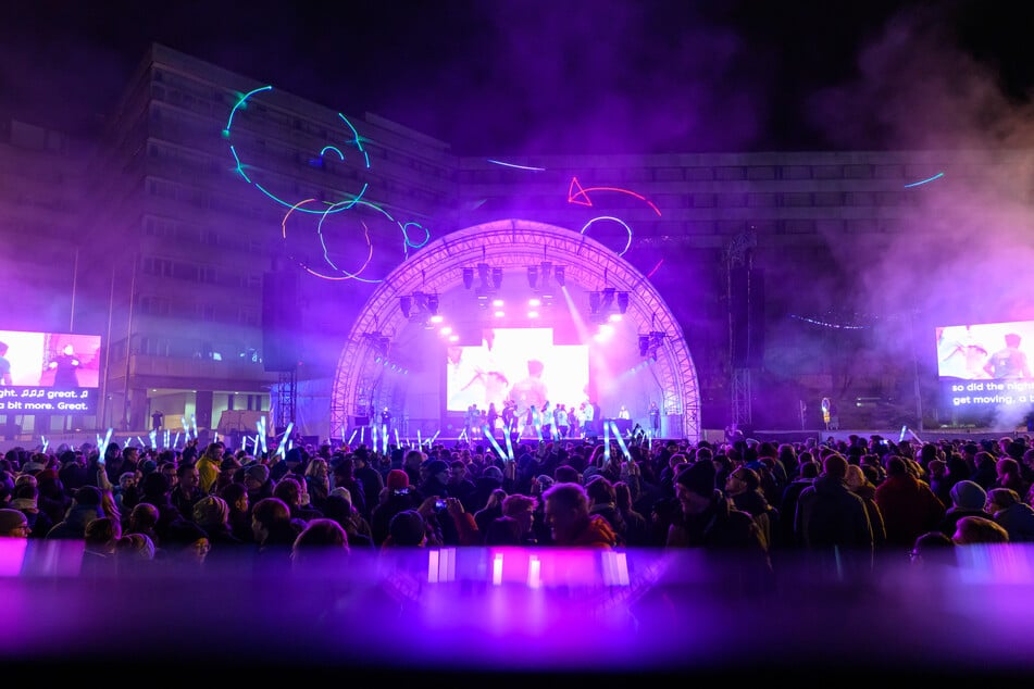 Party vorm Nischel: Die Abschluss-Show der Kulturhauptstadt zog etwa 4000 Besucher an.