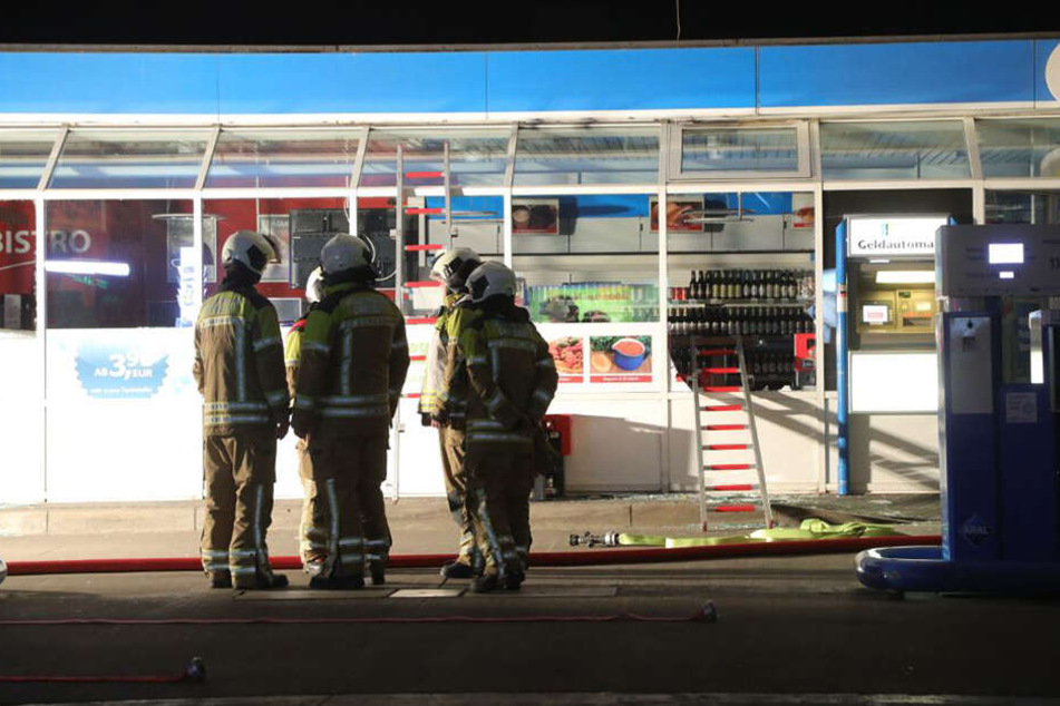 Auch die Feuerwehr war vor Ort.