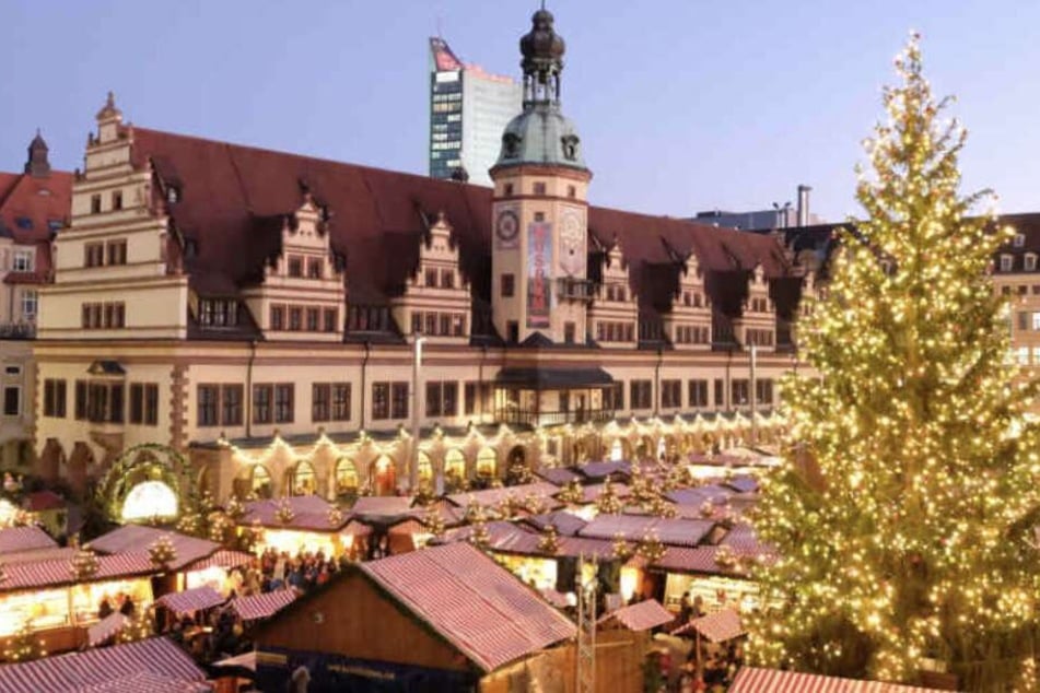 Nicht mehr lang, dann weihnachtet es wieder sehr auf dem Leipziger Marktplatz.