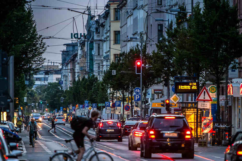Leipziger Kriminalitätsschwerpunkt: Die Eisenbahnstraße wird von der Polizei
mit Videokameras überwacht.