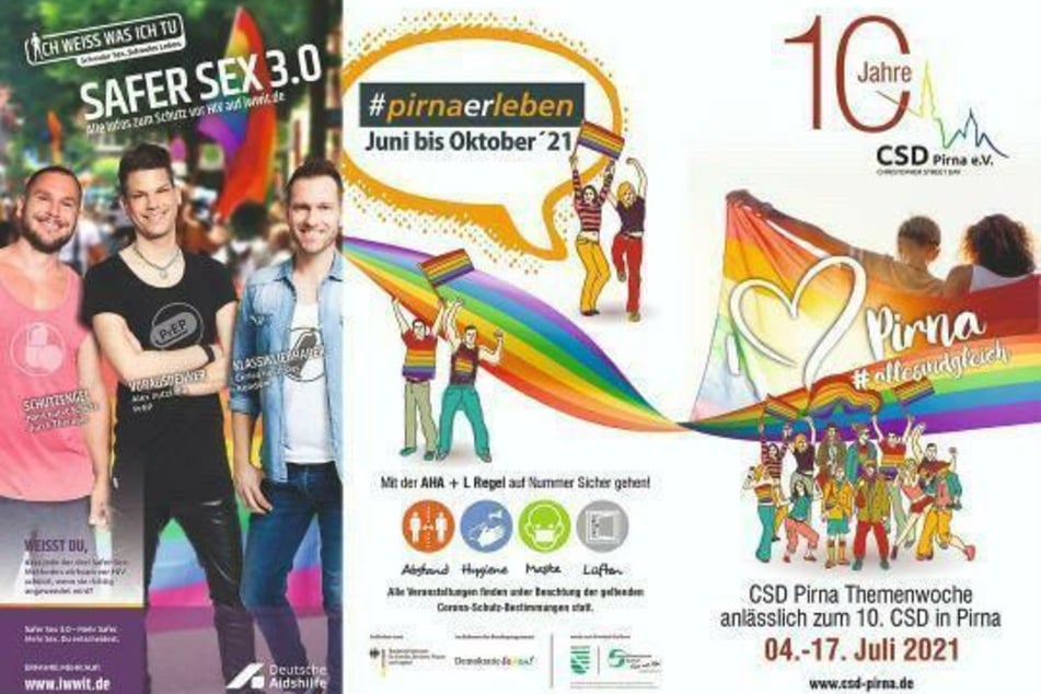 Damit der Regenbogen 2021 nicht ganz weg ist... gibt's in Pirna ab Sonntag eine CSD-Themen-Woche.