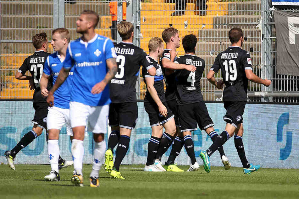 In der 36. Minute schoss Fabian Klos den DSC wieder in Führung.