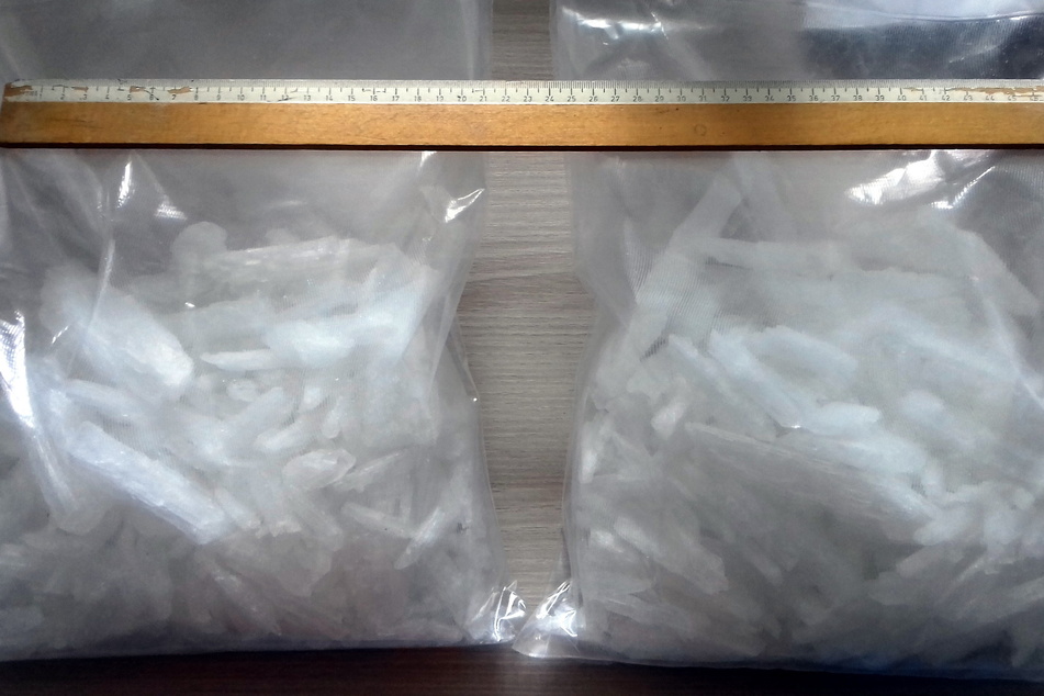 Rund drei Kilo Crystal wurden sichergestellt.