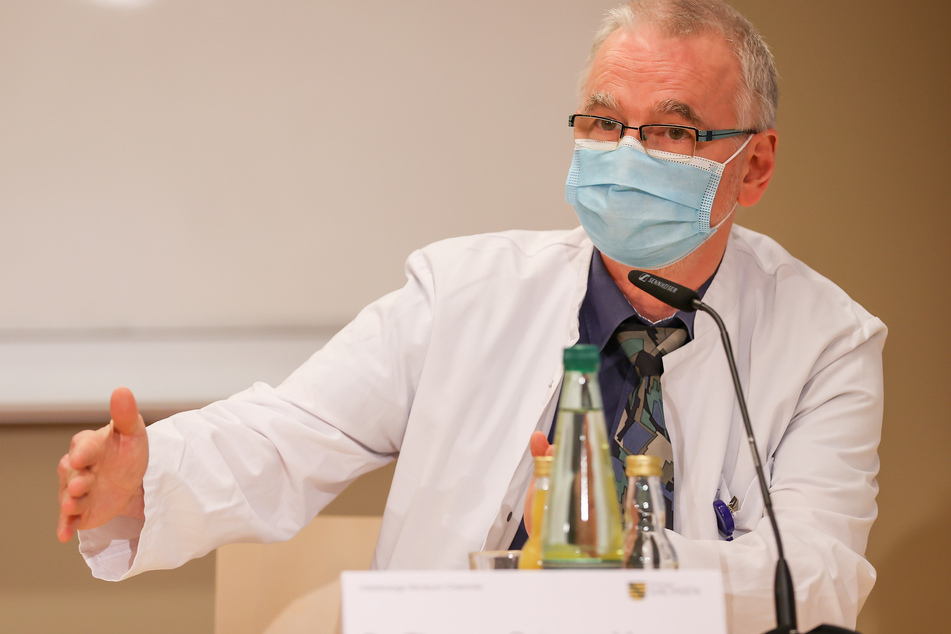 Der Vorsitzende der Sächsischen Impfkommission Thomas Grünewald (56). (Archivbild)