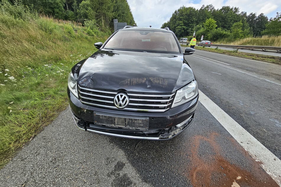 Dieser VW krachte dem Trabanten ins Heck.