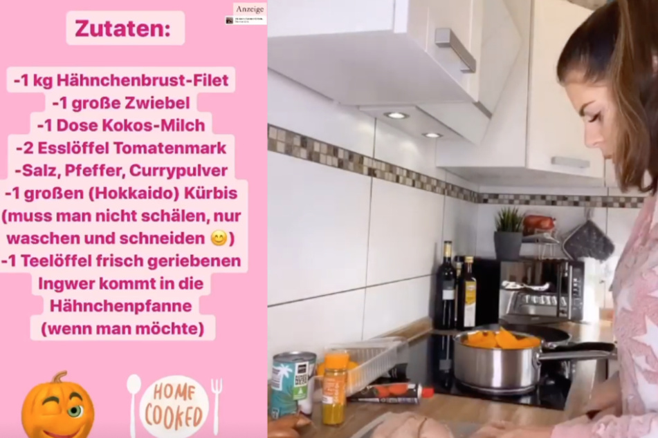 Daniela Katzenberger verrät ihr Kürbis-Rezept: Jenny Frankhauser kocht es nach