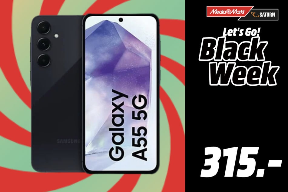 Samsung Galaxy A55 5G für 315 statt 479 Euro.