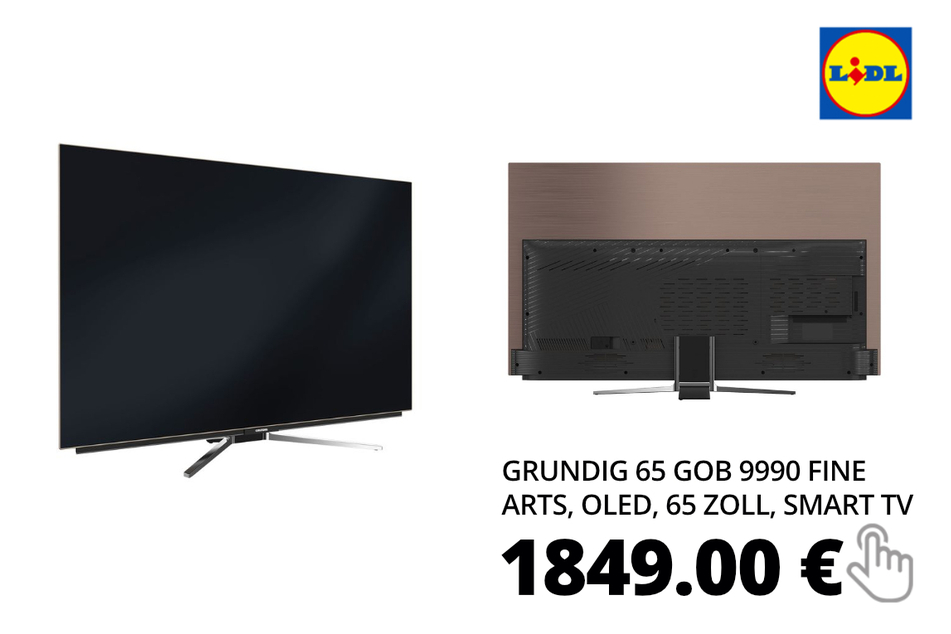 GRUNDIG 65 GOB 9990 Fine Arts, OLED, 65 Zoll, Smart TV