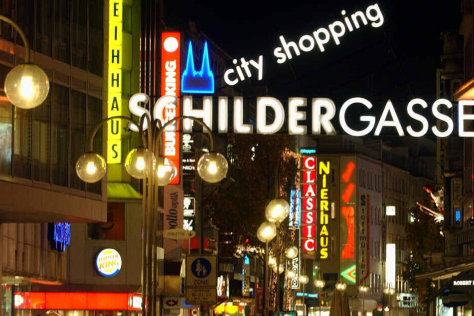 Die Schildergasse in Köln.