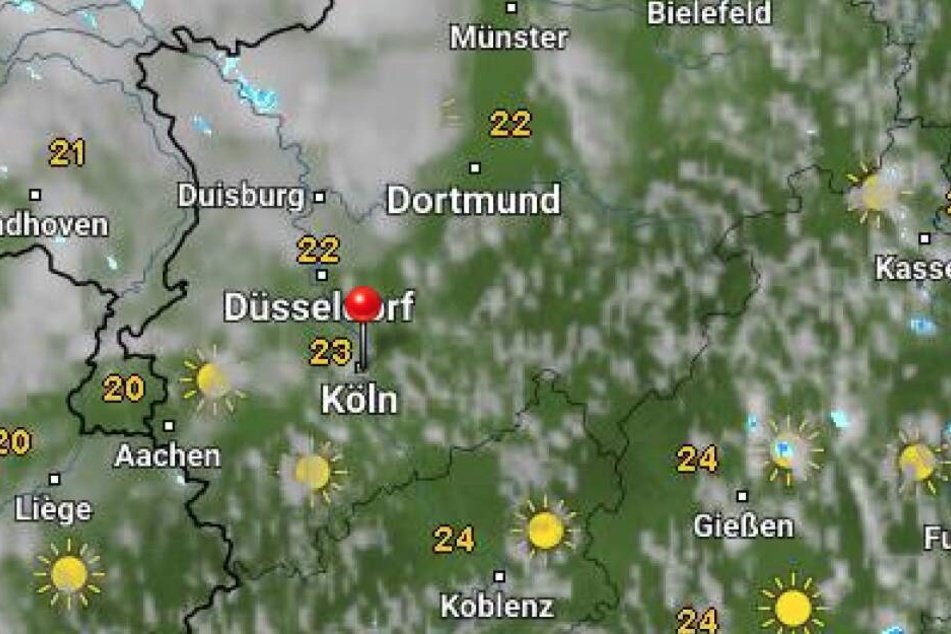 Die Temperaturen in NRW können auf bis zu 28 Grad klettern.