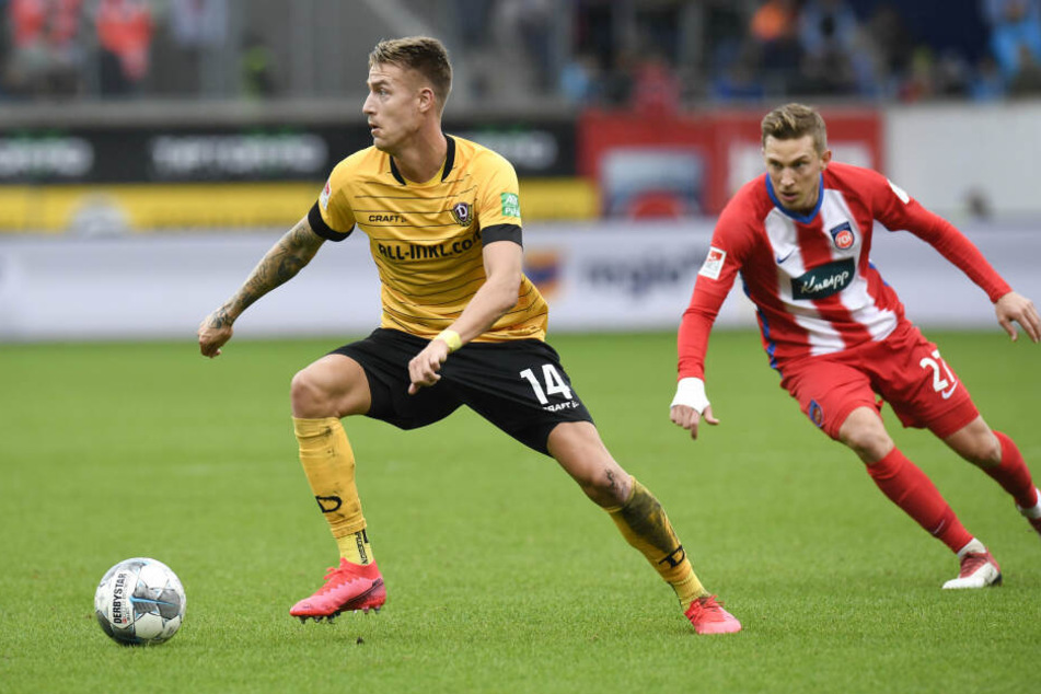Ondrej Petrak (links) gab in Heidenheim sein Startelf-Debüt.