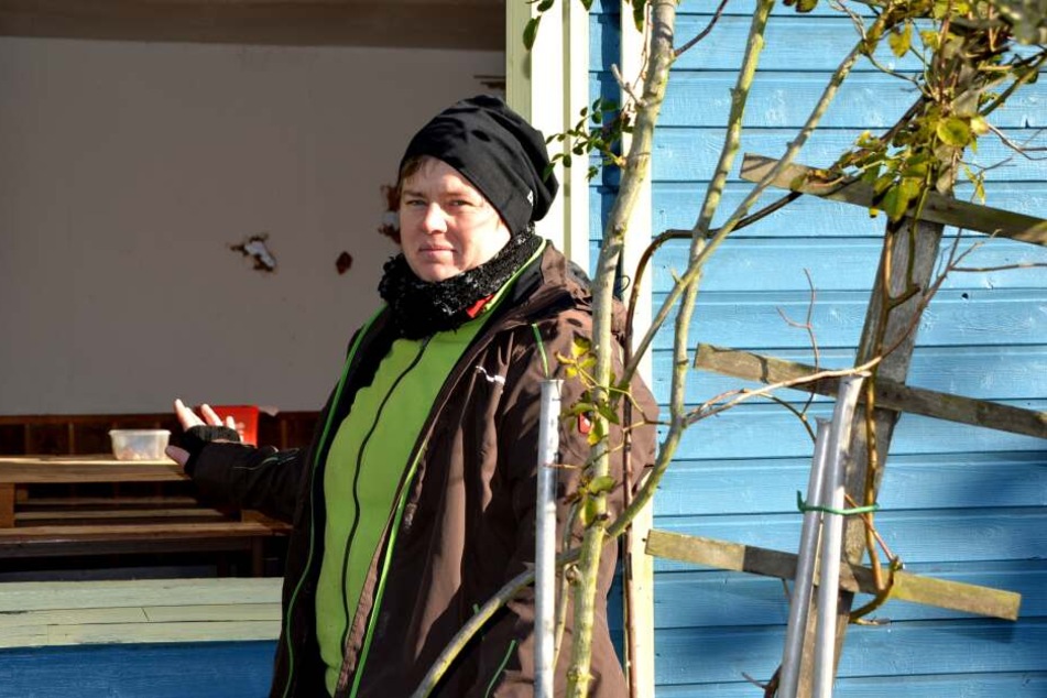 Silke Hädrich, Gründungsmitglied und aktive Mitarbeiterin von "gemeinsam grün".