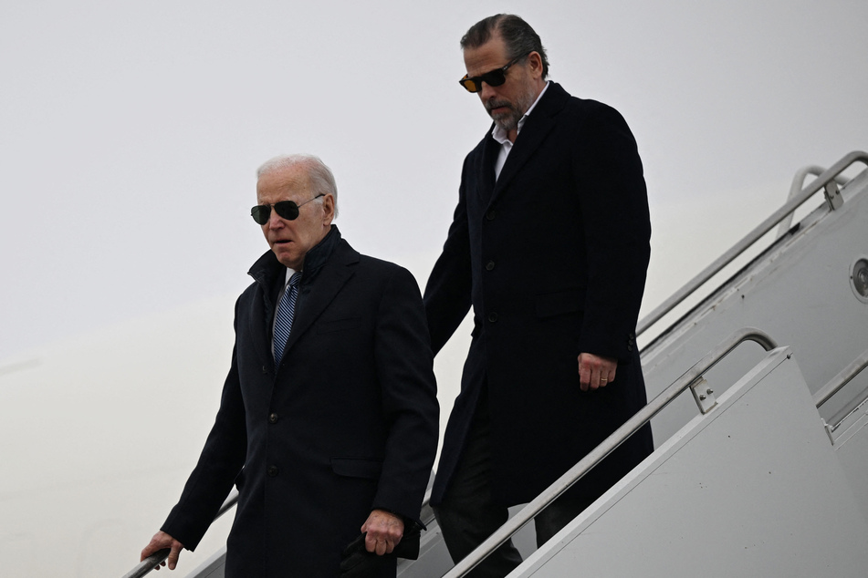 Joe Biden's son Hunter (r.) has come under scrutiny for his business links to Ukraine.