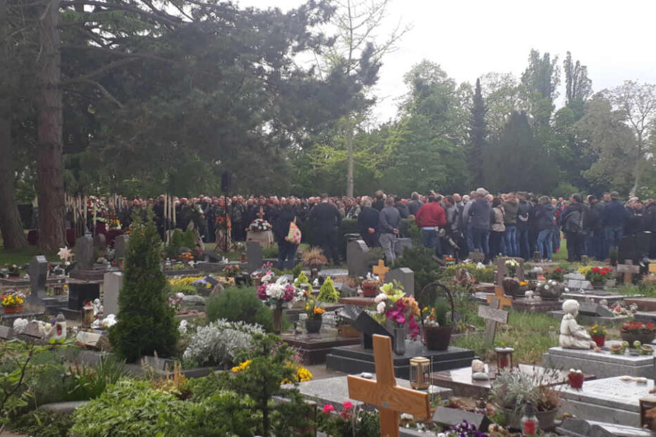 Die eigentlich Veranstaltung begann um kurz vor 15 Uhr und dauerte etwa eine halbe Stunde.