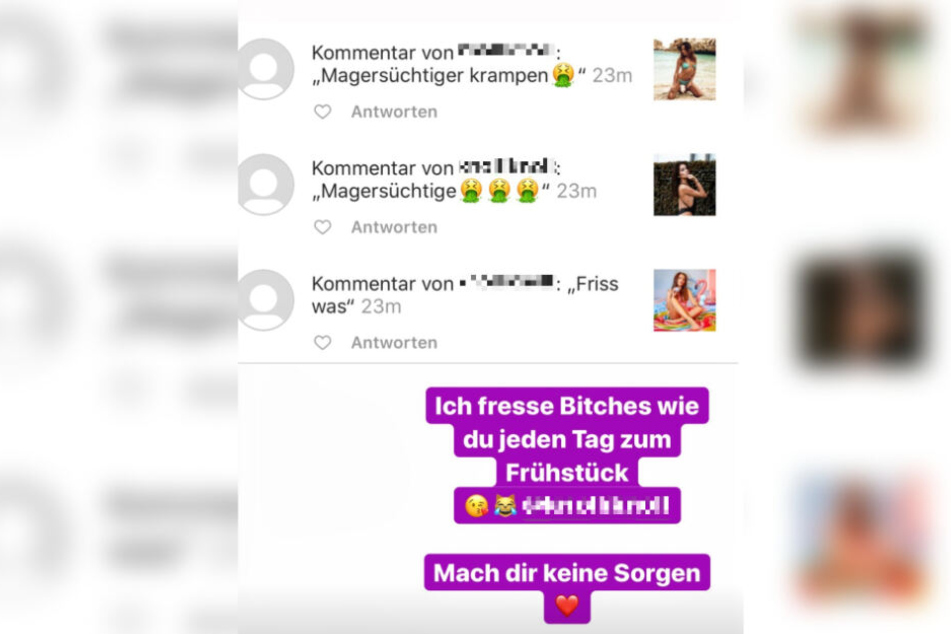 Das Bild zeigt einen Screenshot der fraglichen Instagram-Story von Anastasiya Avilova.