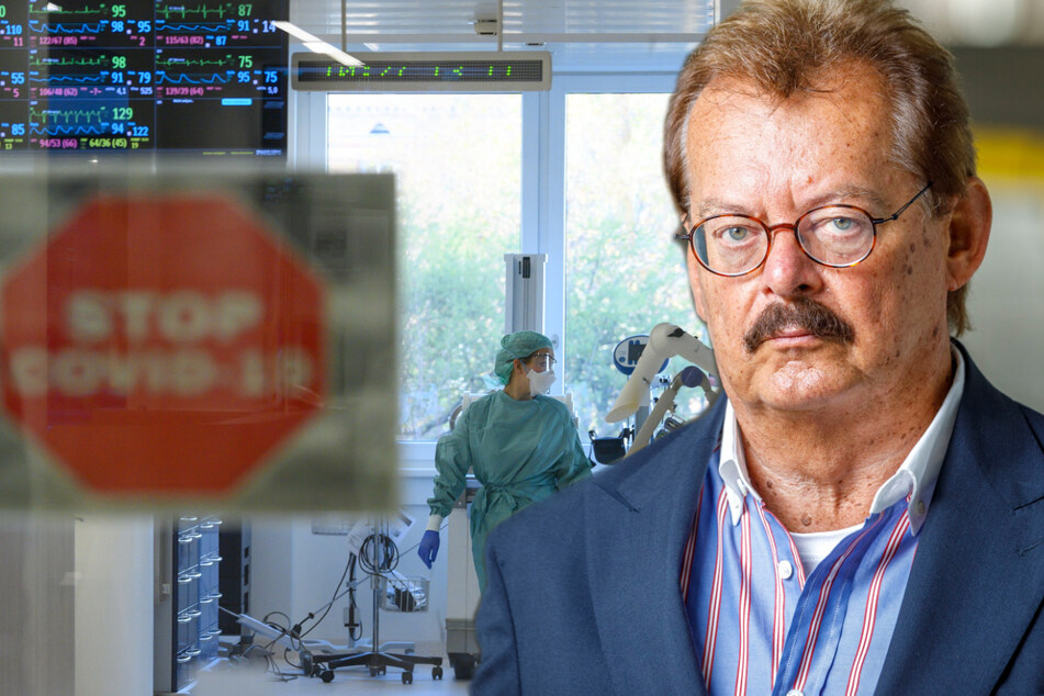Im Team von Professor Michael Albrecht (70) wird die Verteilung der Corona-Kranken für 35 ostsächsische Krankenhäuser koordiniert