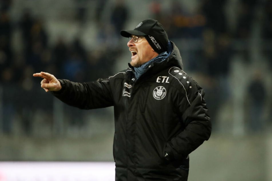 Seine Mannschaft holte gegen Viktoria Berlin nur ein torloses Remis: Lok-Coach Wolfgang Wolf.