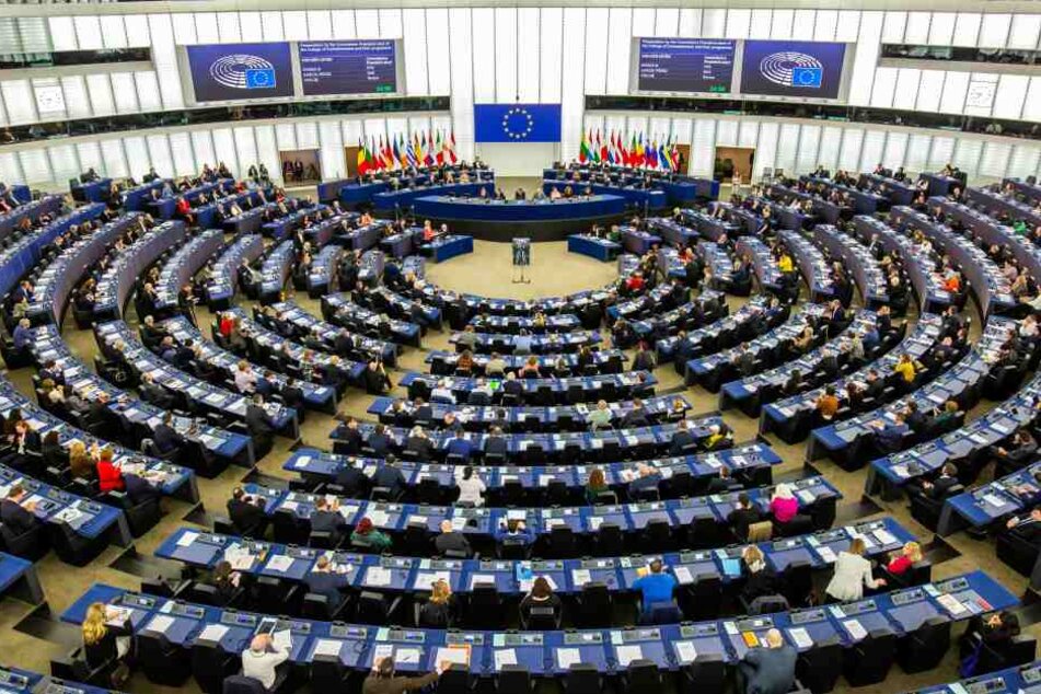 Das Europäische Parlament.