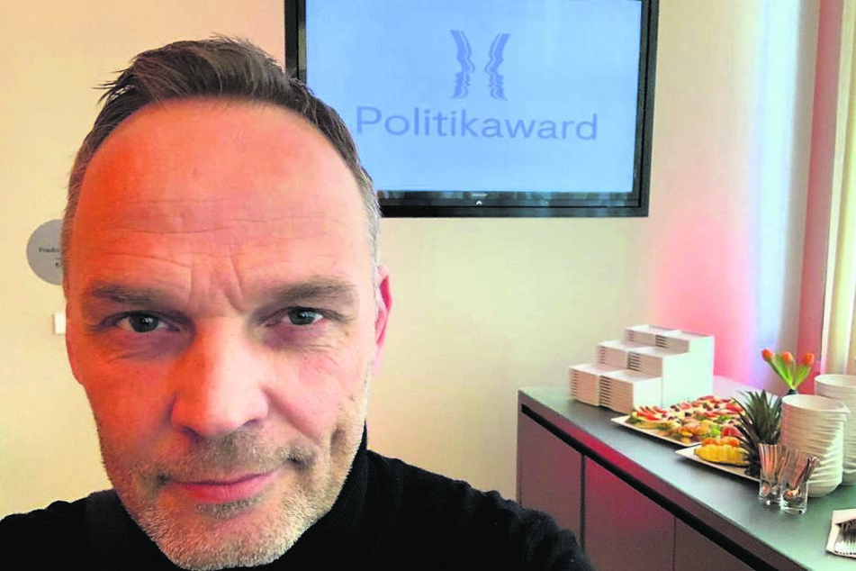 Stolzer Bürgermeister: Dirk Neubauer (46, SPD) ließ beim Politik-Award 2018 prominente Vertreter hinter sich.