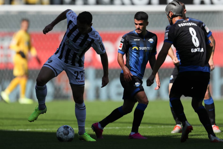 Chancen nicht genutzt: Der SC Paderborn 07 unterlag dem effektiven SC Freiburg am Ende.