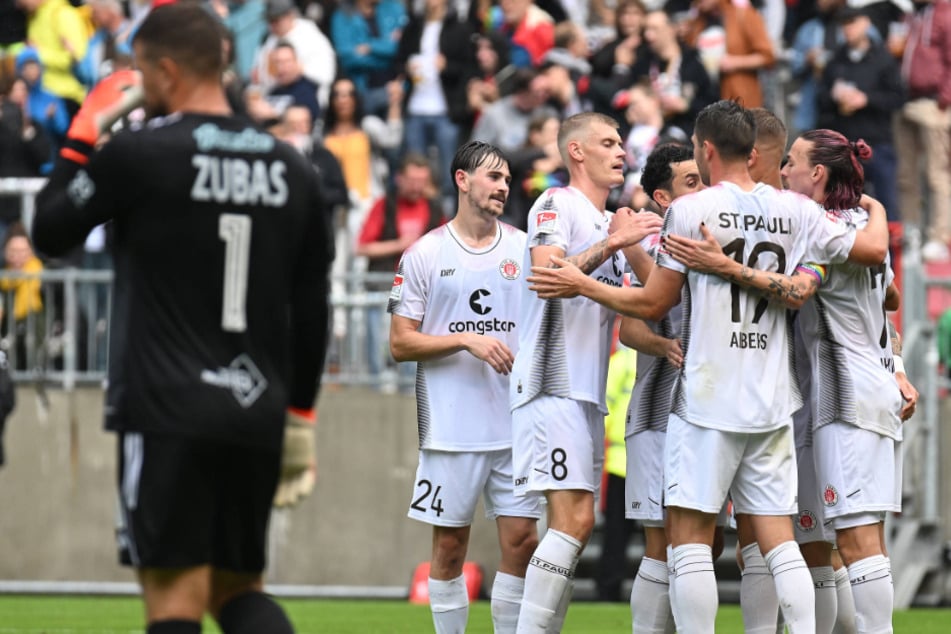 Der FC St. Pauli freute sich über die gelungene Generalprobe.