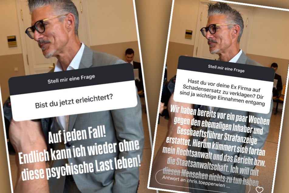 Chris Töpperwien gewährte seinen Instagram-Fans nach dem Freispruch einen Einblick in sein Seelenleben.