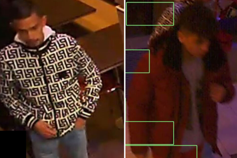 Die Polizei Berlin sucht mit diesen Fotos nach dem Räuber-Duo.