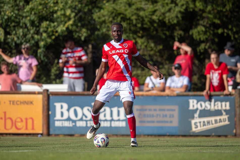 Innenverteidiger Dennis Duah (21) machte einen abgeklärten Eindruck in seinem ersten (Probe)Spiel für Energie Cottbus.
