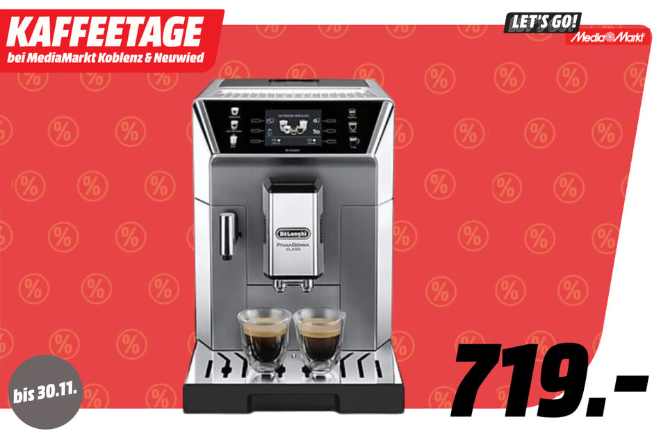 DeLonghi-Kaffeevollautomat für 719 statt 1.315 Euro.