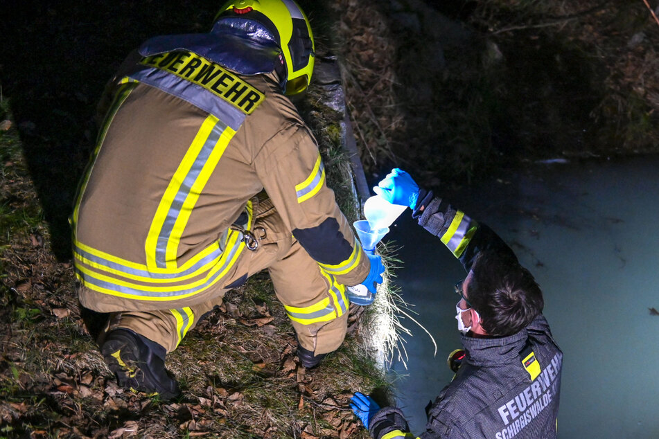 Milchige Flüssigkeit in Bautzner Teich: Übeltäter schnell ermittelt