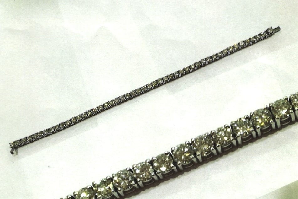 Dieses gestohlene Diamantarmband hat einen Wert von 26.000 Euro.