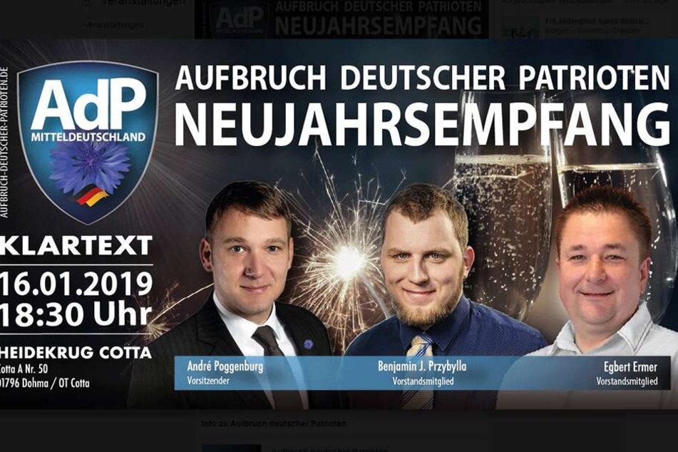 Die erste offizielle Veranstaltung der neuen Partei findet kommende Woche in Dohma bei Pirna statt.
