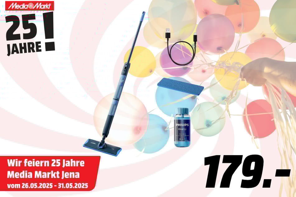 Philips-Elektromopp
für 179 Euro.