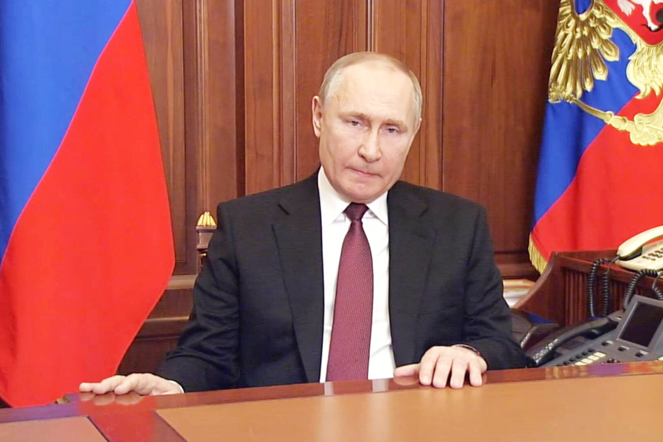 Wladimir Putin (71) am 24. Februar 2022, als er seine Truppen in die Ukraine schickte.