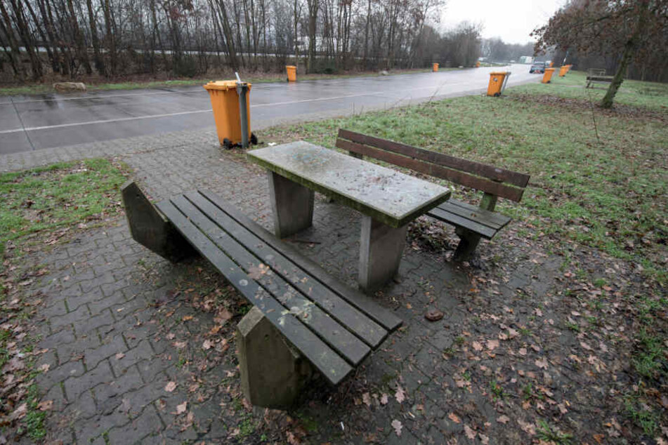 Der Parkplatz "Fuchsbuckel" liegt an der A5.