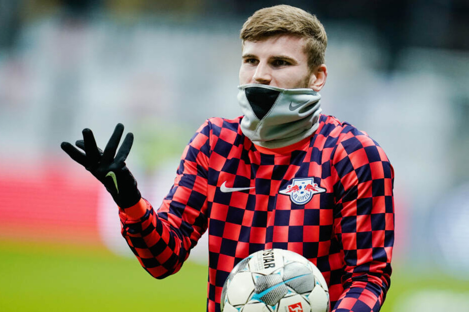 Einsatz fraglich? Leipzigs Timo Werner musste das Training am Donnerstag abbrechen.