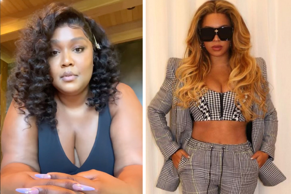 Lizzo (l) and Beyoncé were respectively called out on social media for the use of the same word, and both opted to change their song lyrics because of the backlash.