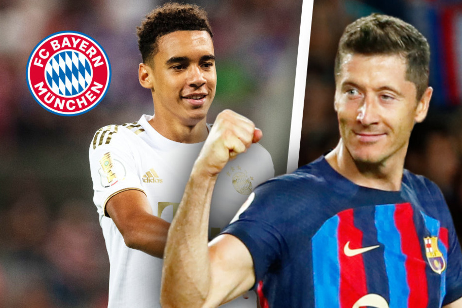 Bayern-Duelle mit FC Barcelona: Das wünscht Musiala sich für Rückkehr von Lewandowski