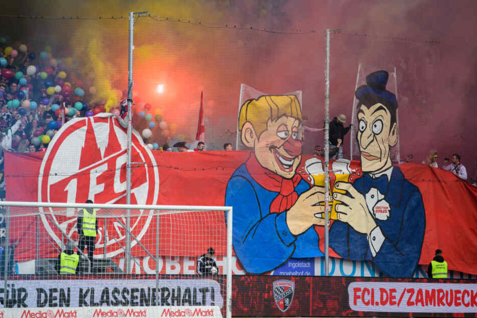 Knapp 2000 FC-Fans begleiteten ihr Team am Karnevalssonntag nach Ingolstadt.