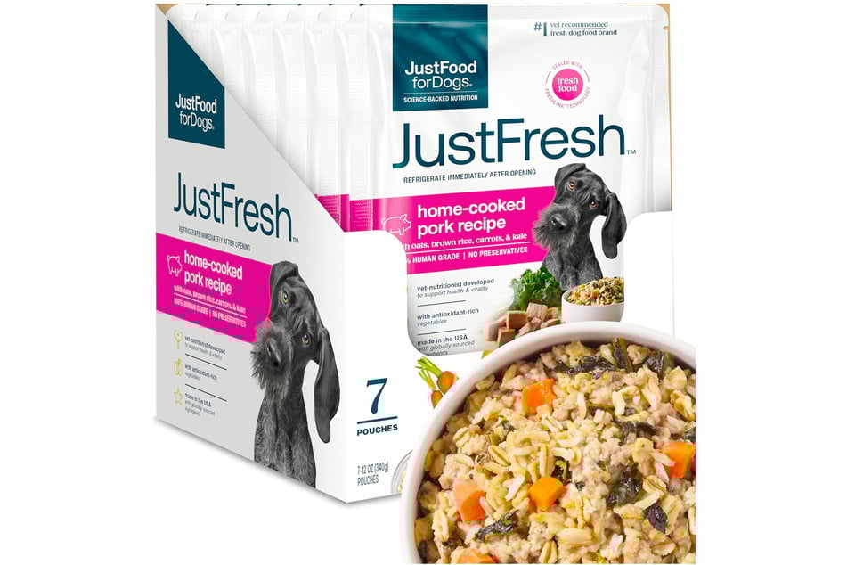 JustFoodForDogs 7 Pack Home-Cooked Pork for $39.15 instead of $55.93