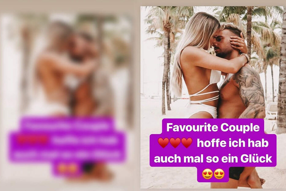 Wie Sabrinas Kommentar zu dem Bild von Stephanie Schmitz und Julian Evangelos zeigt, träumt die Offenbacherin von der Liebe.