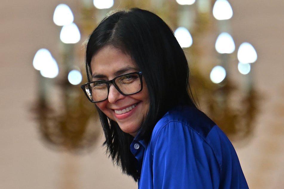 Delcy Rodriguez said Venezuela was entering a "new political era" in her first speech at interim president.