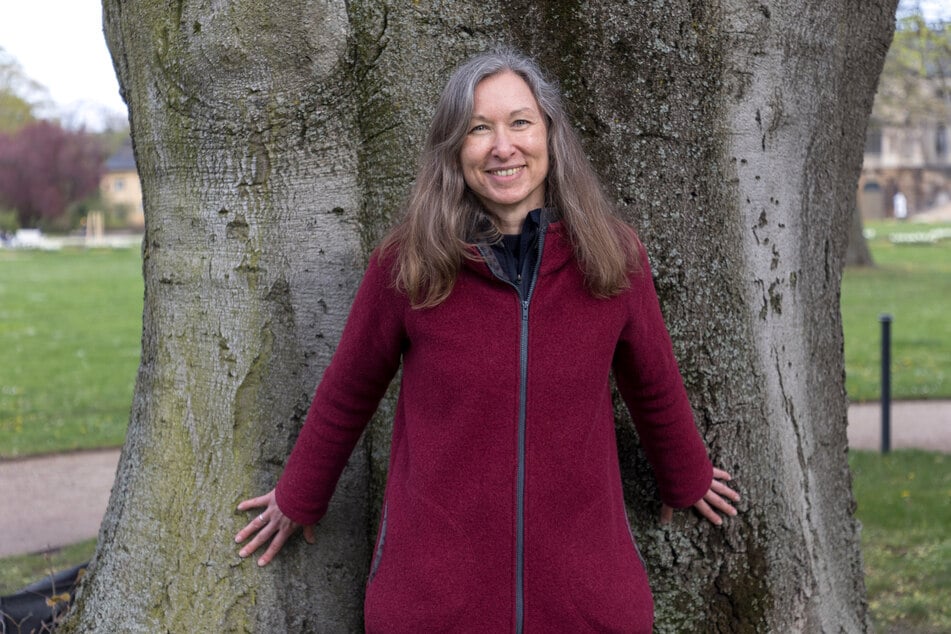Silke Epple (48) ist Mitarbeiterin für Klimaanpassung der Staatlichen Schlösser, Burgen und Gärten Sachsen gGmbH - für sie war die Aktion eine Herzensangelegenheit.