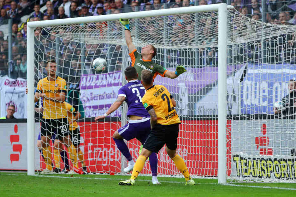 Gegen Dynamo klappte es schon: Pascal Testroet war letztlich der Abnehmer der Eckenkombination.