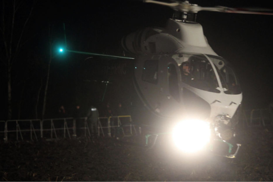 Das Gelände wurde akribisch mit dem Hubschrauber abgesucht (Symbolbild).
