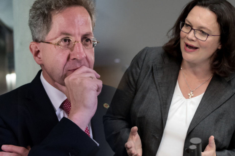 Andrea Nahles rechnet mit einer Entlassung von Hans-Georg Maaßen.