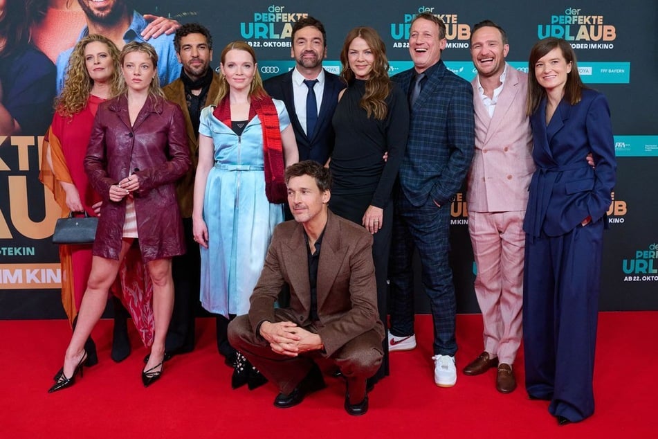 Der Cast des neuen Films "Der perfekte Urlaub".