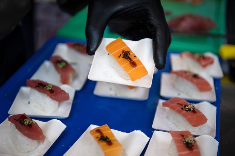 Auch Sushi gibt es inzwischen in veganer Form.