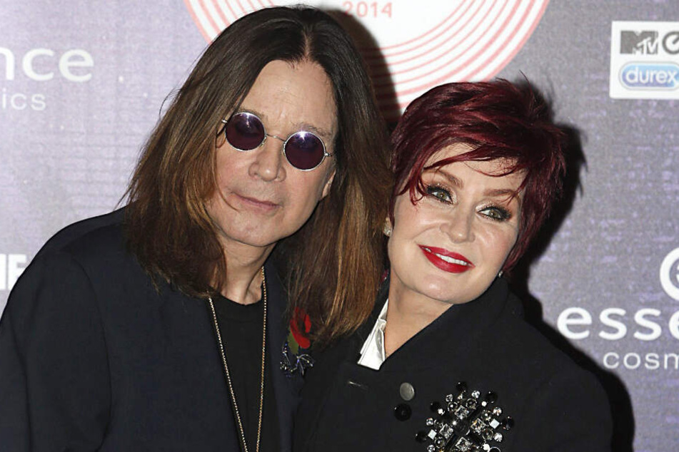 Ozzy Osbourne und seine Frau Sharon bei den Europe Music Awards 2014.
