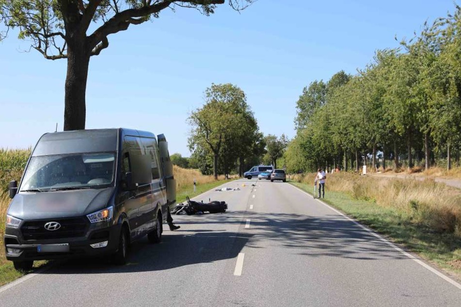 Bild von der Unfallstelle.